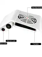 Colector de Praf pentru Unghii cu Ventilator 858-M1 thumbnail 5