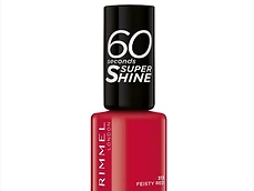 Cum Se Utilizeaza Corect: Rimmel London 60 Seconds Super Shine 313 Feisty Red - articol blog manichiura profesionala