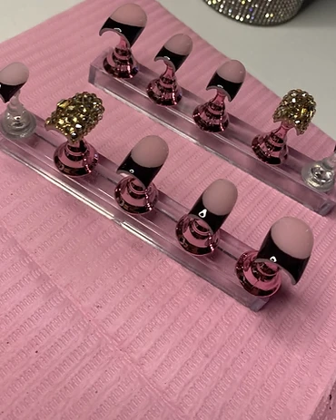 Gold Crystal French Set
