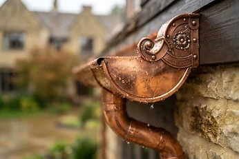 Copper Gutters - Fairhope Estate