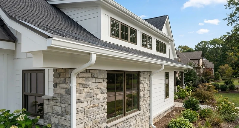 Commercial Gutters installation in Baldwin County