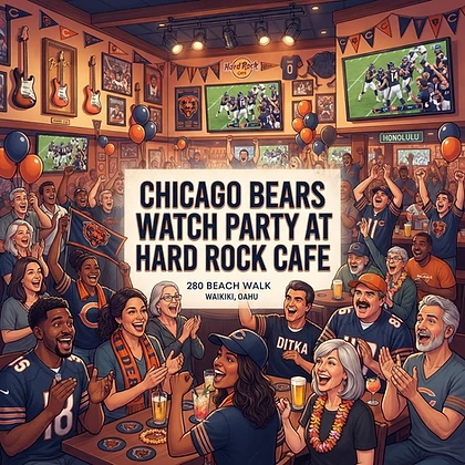 Chicago Bears Watch Party at Hard Rock Cafe — photo 1