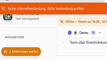 Mobil & offline arbeiten