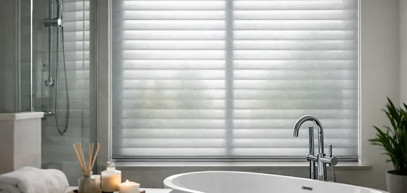 Privacy Blinds for Bathrooms: Light, Privacy & Moisture-Resistant Style