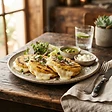 Sweet cheese arepa