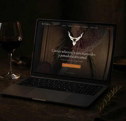 Rivera Gourmet, montado en laptop