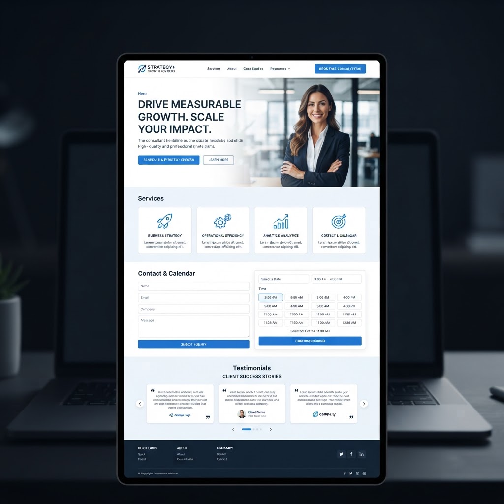 Consultant Lead-Gen Website