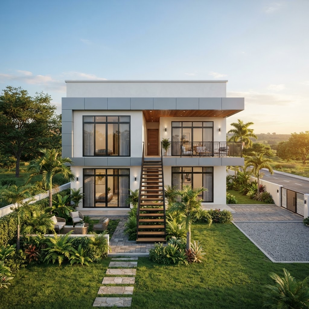 The Nia Maisonette — stacked duplex