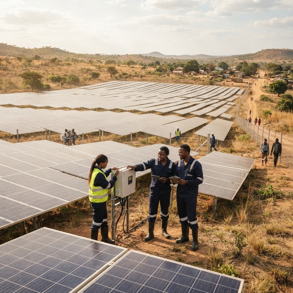 Solar Power Capacity Doubles in Developing Nations
