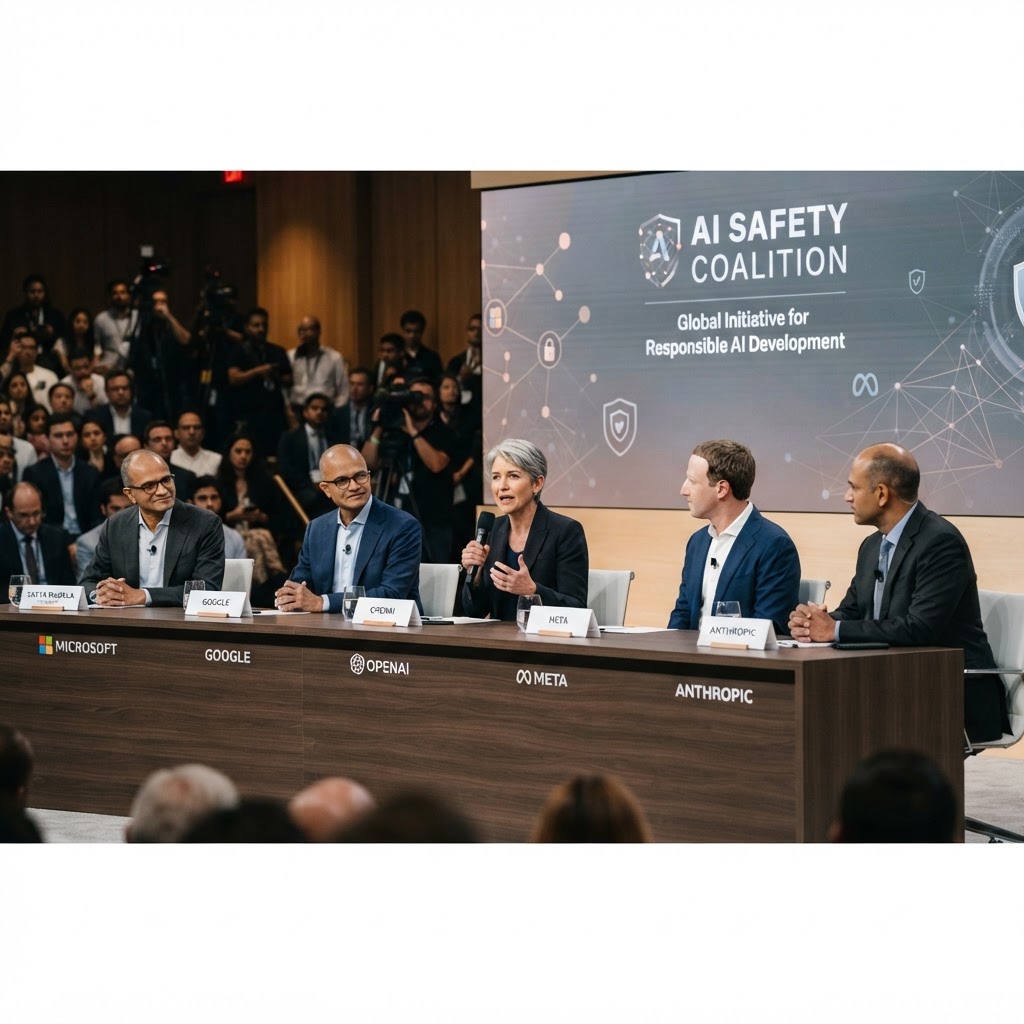 Tech Giants Announce AI Safety Initiative
