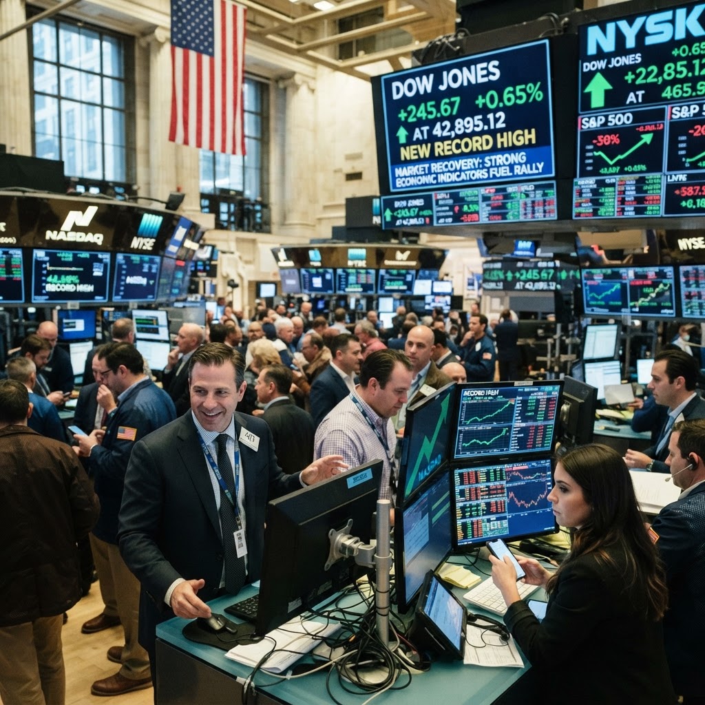 Stock Market Hits Record High Amid Economic Recovery