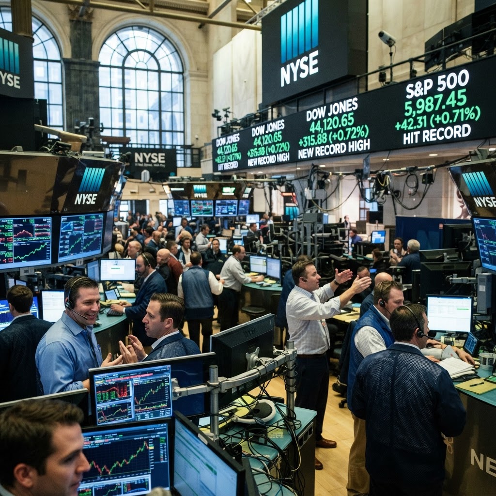 Stock Market Hits Record High Amid Economic Recovery