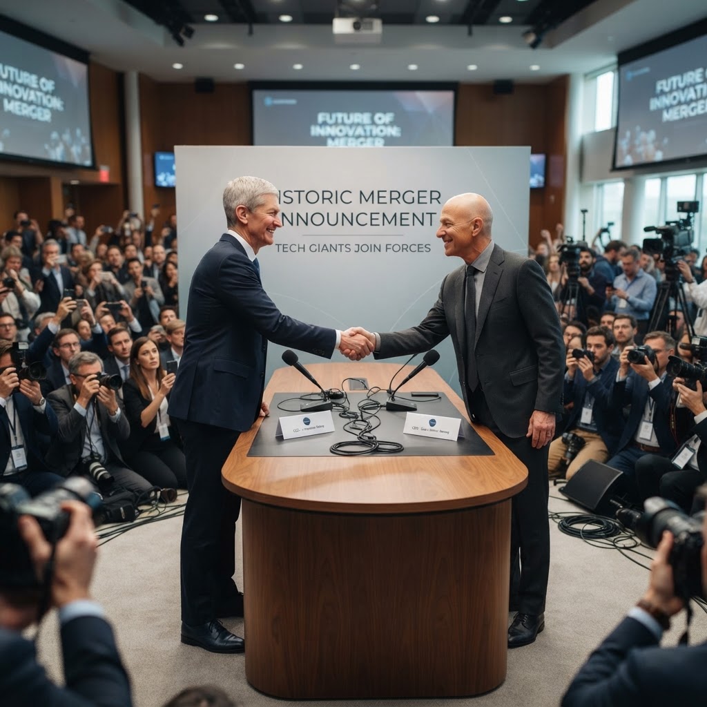 Tech Giants Announce Historic Merger