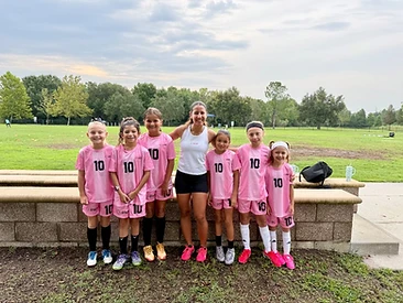 Small-group soccer training with female athletes