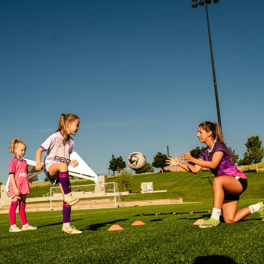 Athletes of Life training session with female soccer players