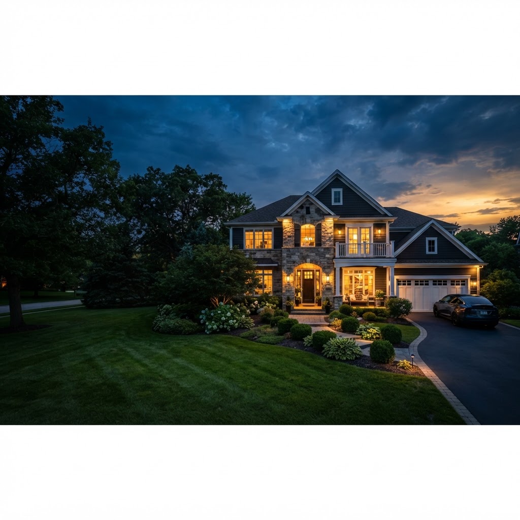 Premium Toledo home at dusk