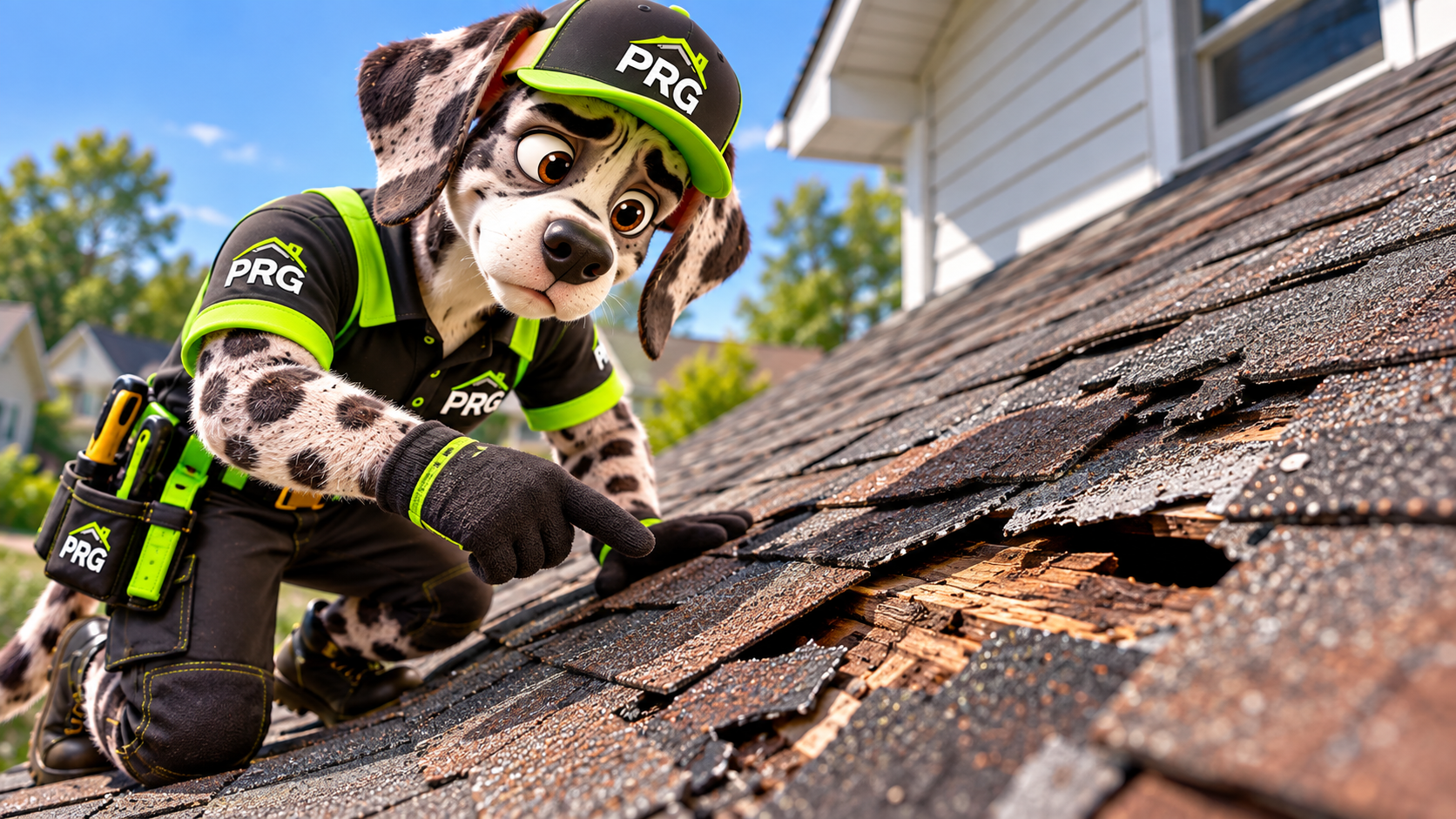 roof inspection special condition with Dane inspecting