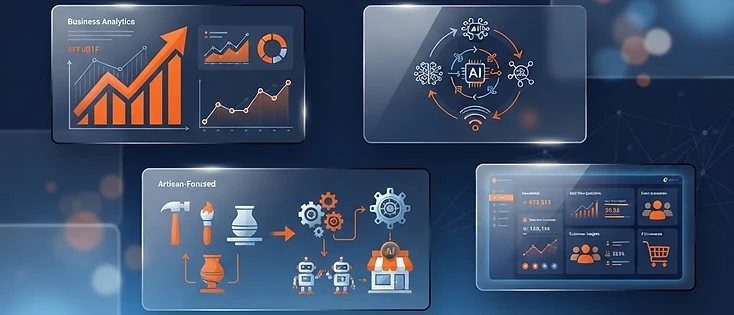 Bannière Études de cas IA — Passerelle IA Technologies