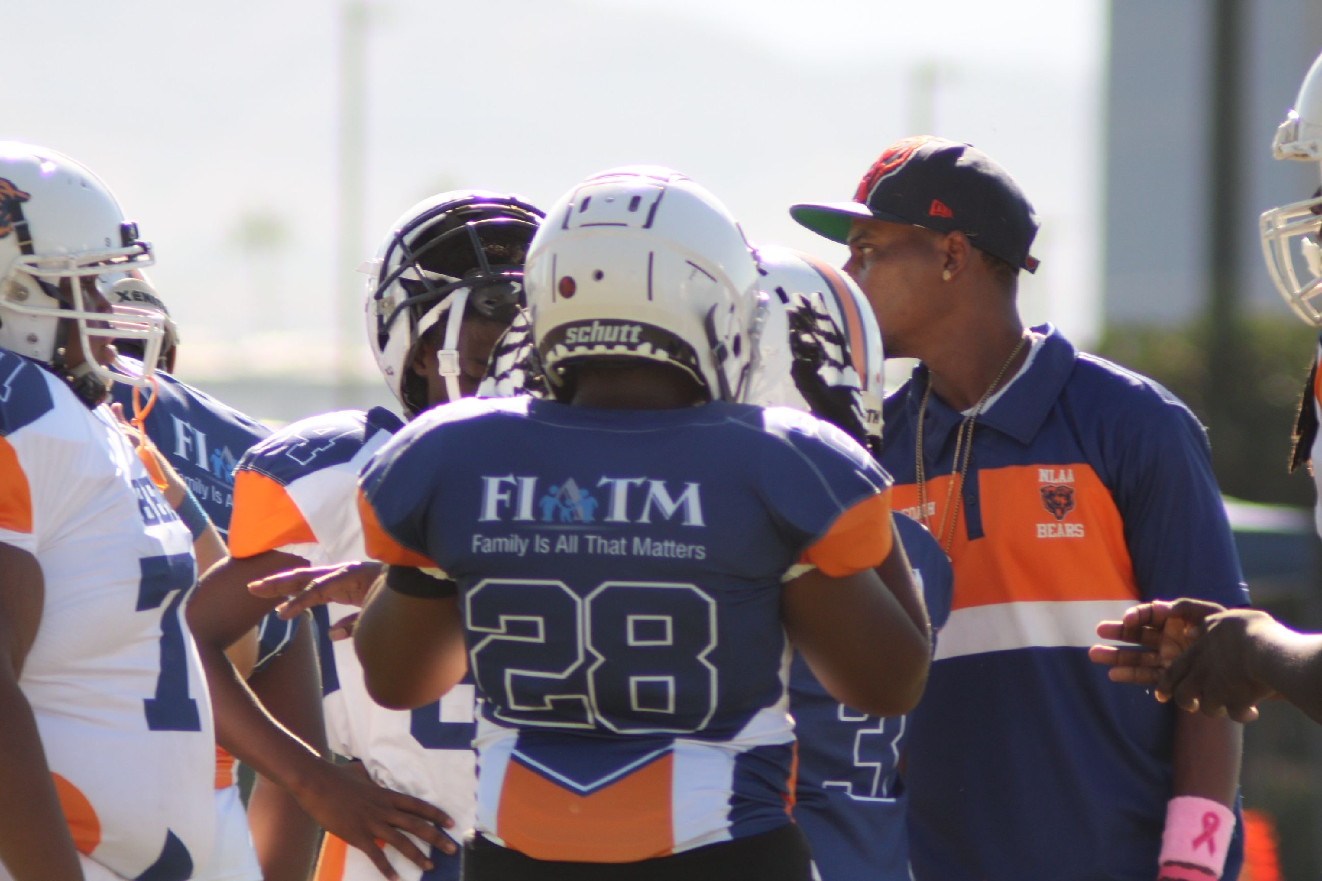 Team huddle