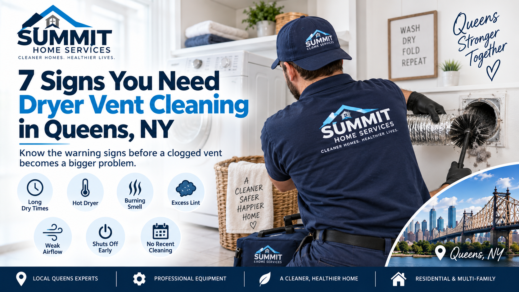 7 Signs You Need Dryer Vent Cleaning in Queens, NY