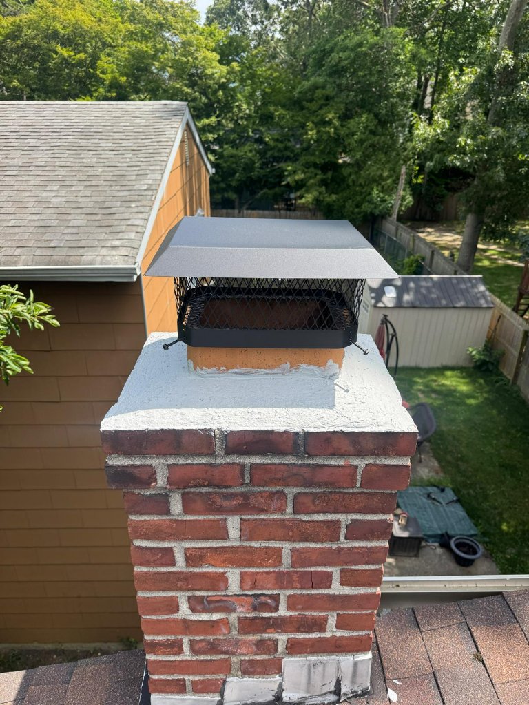 Summit Home Services chimney cleaning and repair work.