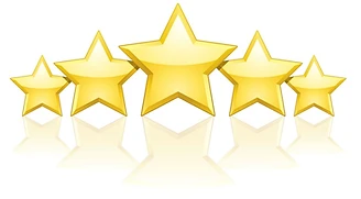 5 sterren beoordeling