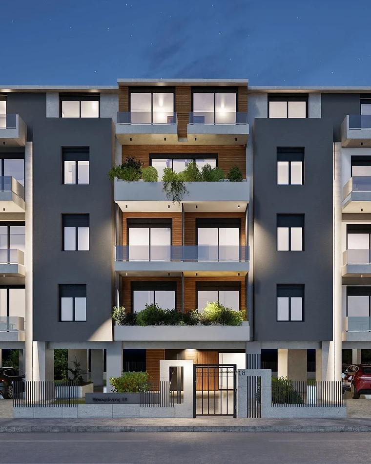 Σύγχρονη πολυκατοικία Arapis Construction — Ξενοφώντος 18