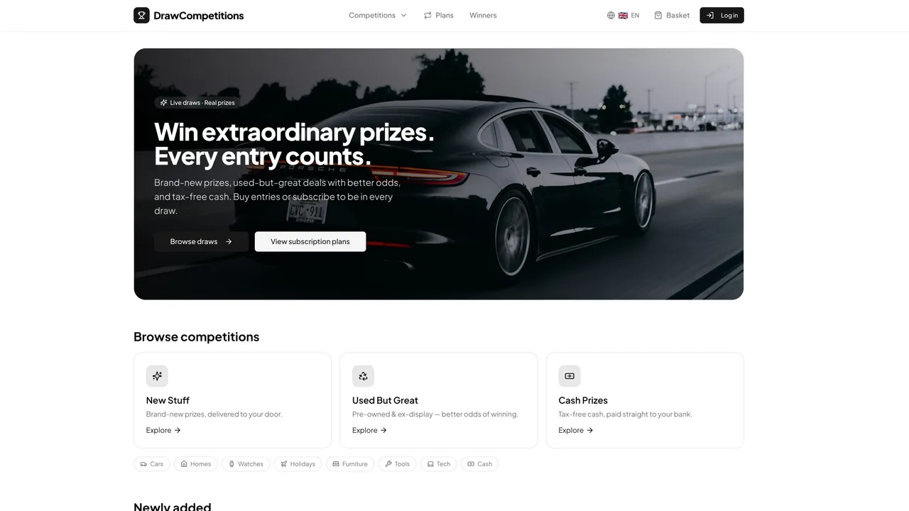 Competition Foundations template preview