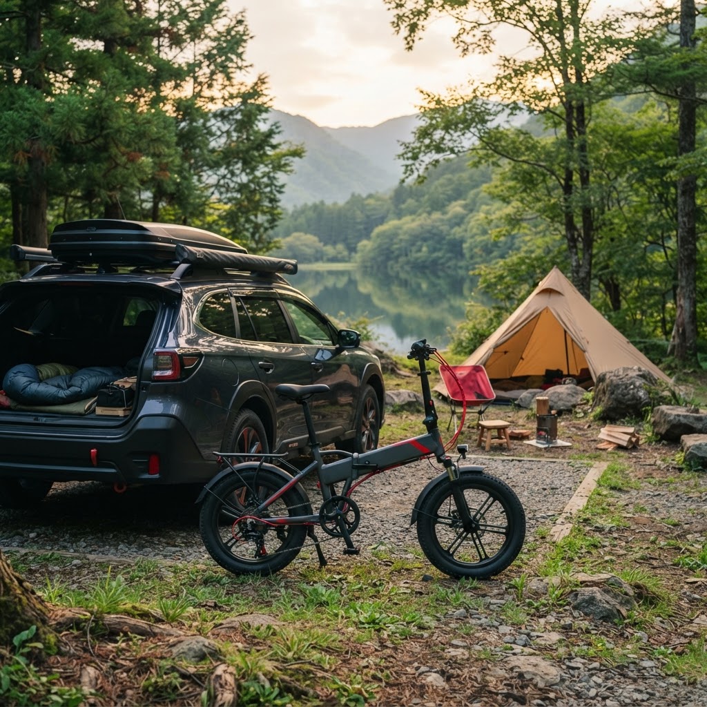 車に積んで、その先を走る　AIOONとキャンプ・旅行の相性を考えるのアイキャッチ画像