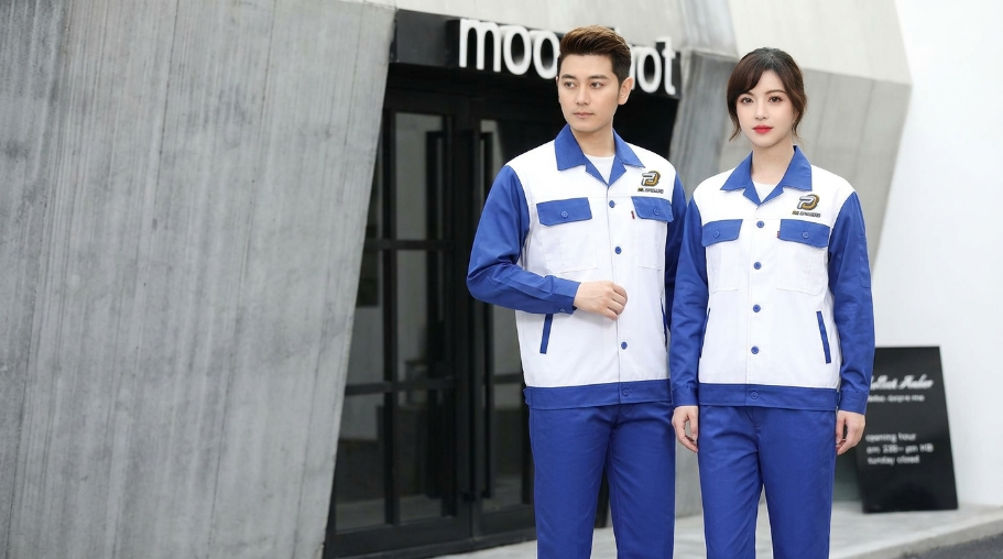 Ripstop Uniform — White/Royal Blue