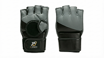 MMA Gloves — Grey & Black