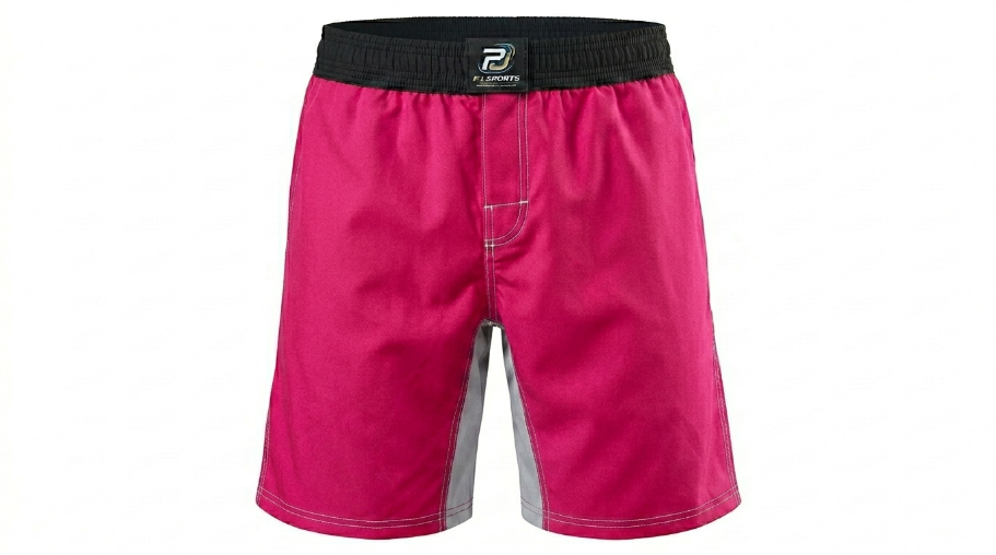 MMA Shorts — Pink & Grey