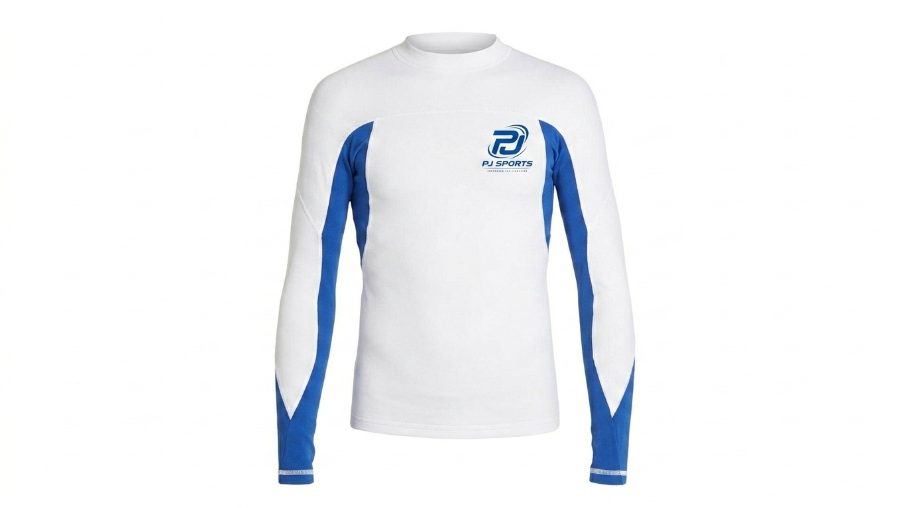 Rash Guard — White & Blue