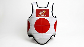 Chest Guard - White/Red