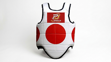 Chest Guard - White/Red