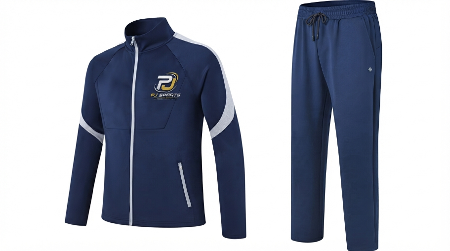 Tracksuit — Navy & Light Grey
