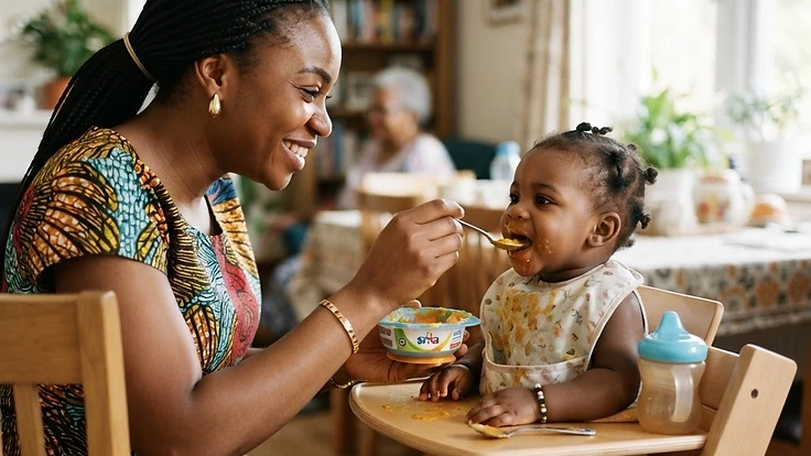 Starting Solids at 6 Months: A Nigerian Mom's Guide to Baby Food, Pap, Purées & Family Foods