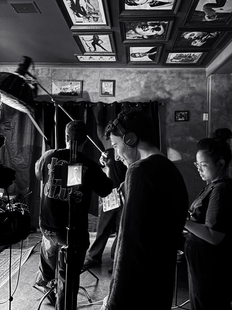 Tamir Anshtein on set