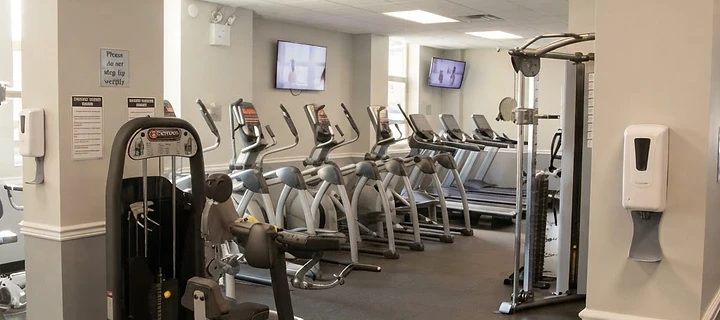 On-site fitness center