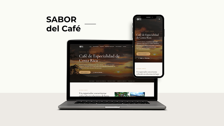 Project view SABOR del Café