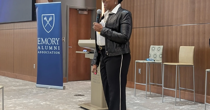Nicole M. Jones on stage