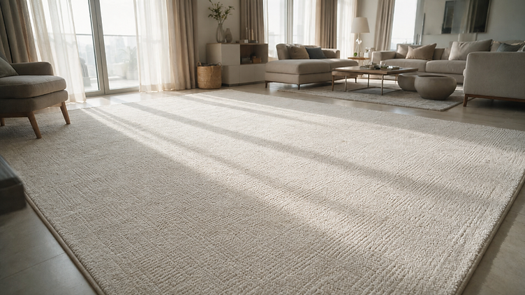 Carpet after professional cleaning by Modern Laundry in Sharjah