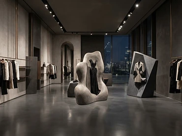 Graphite Gallery microcement project
