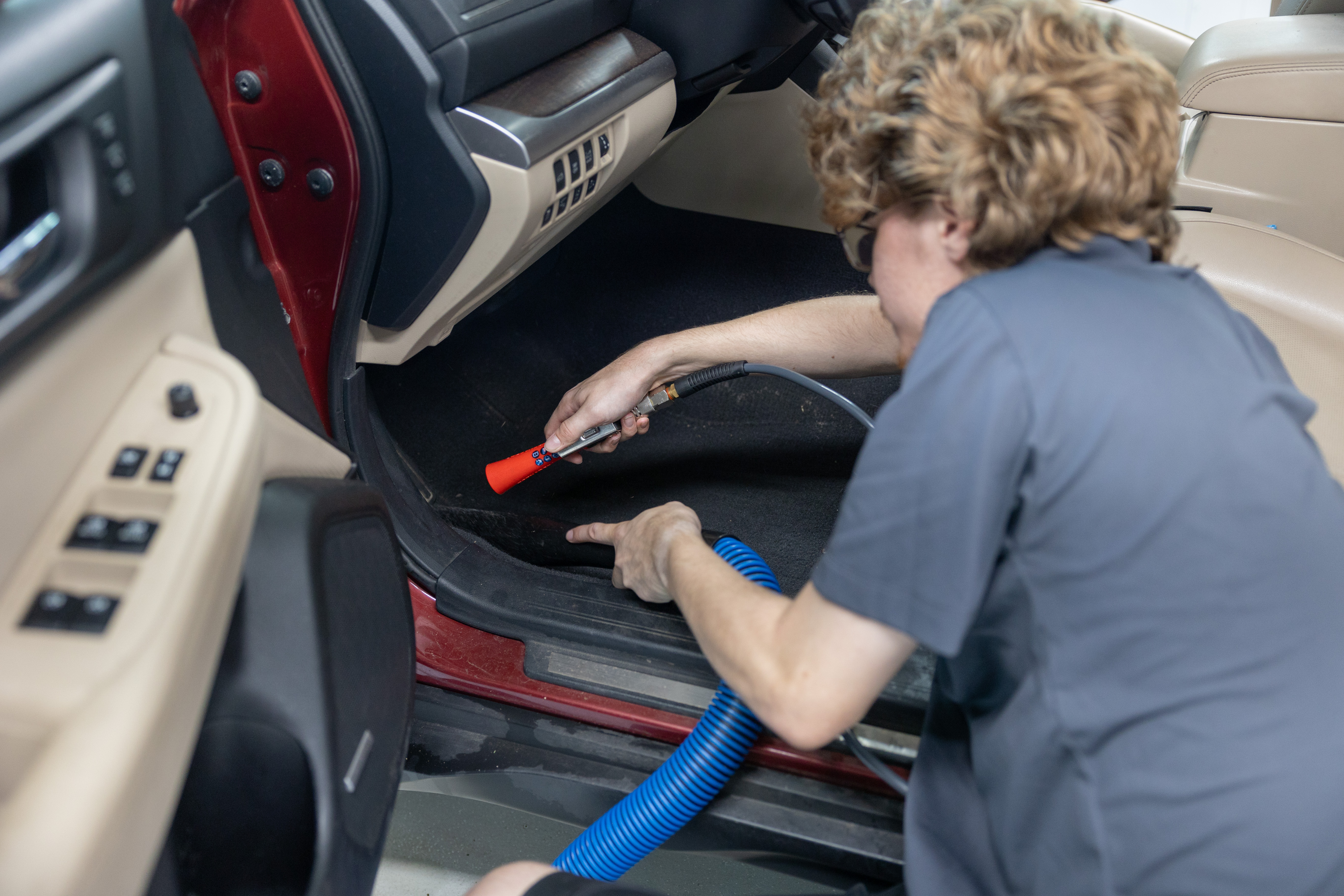 Spiff Clean service at Millennium Auto Wash