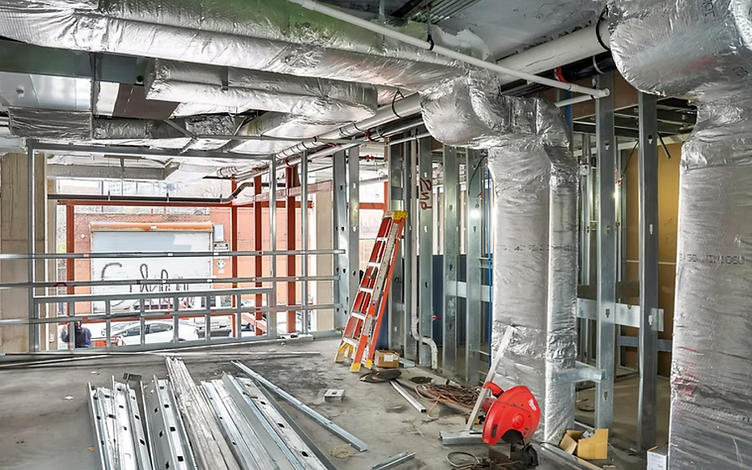 A commercial rooftop HVAC unit serviced by Pacific Air HVAC