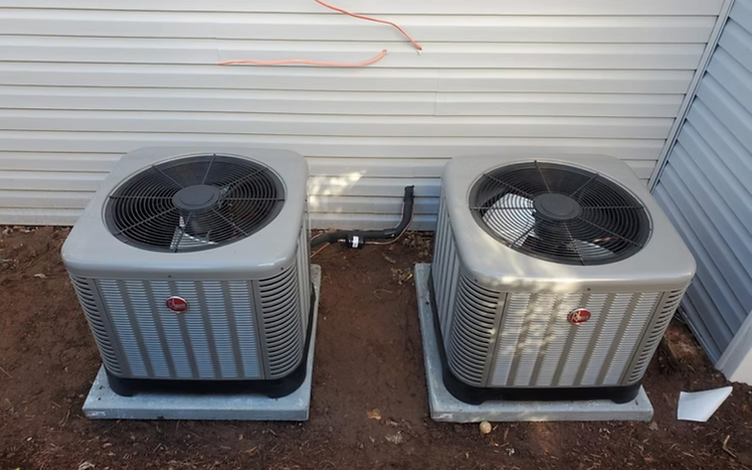 A cold-climate heat pump outdoor unit installation by Pacific Air HVAC