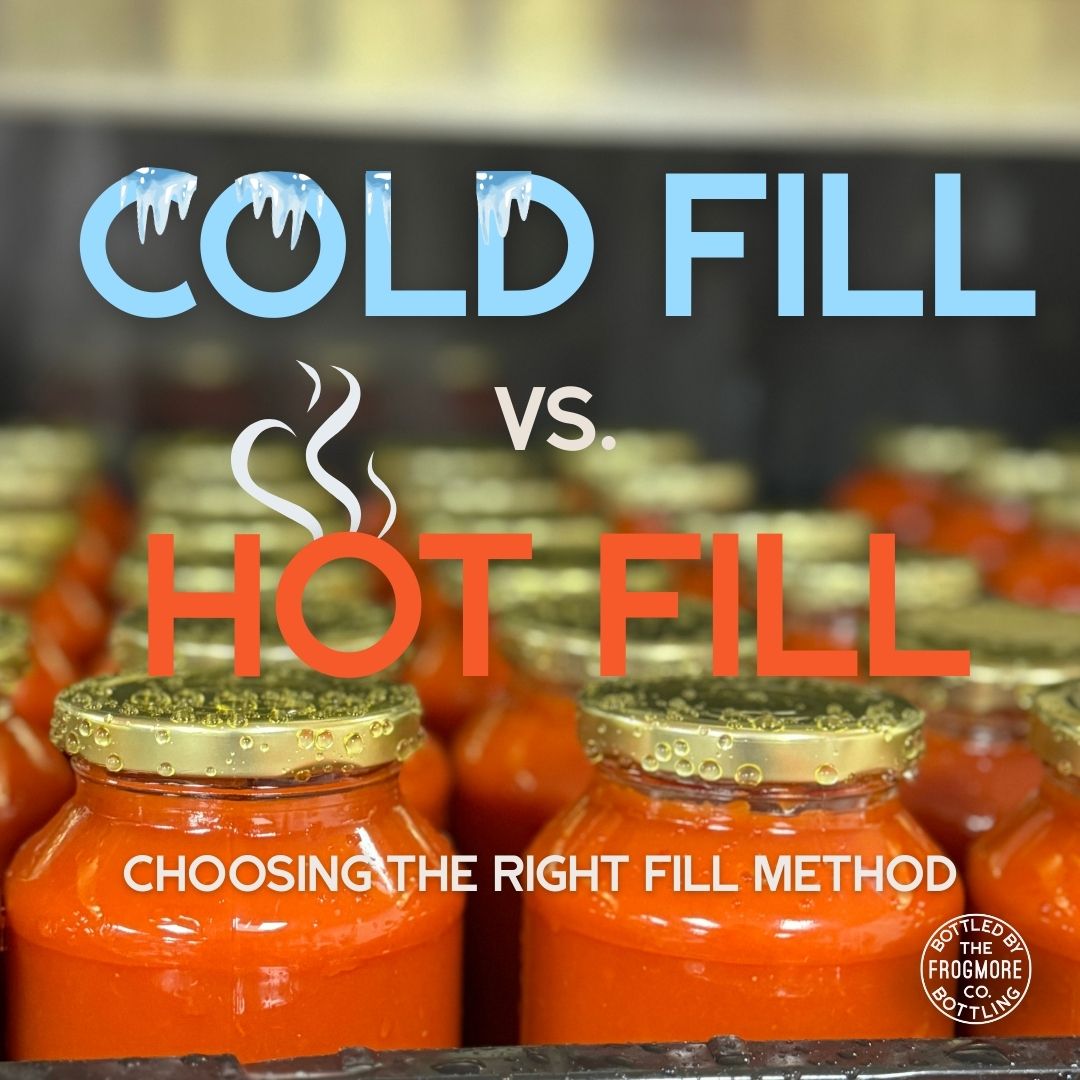 Hot fill and cold fill bottling at Frogmore Bottling Company