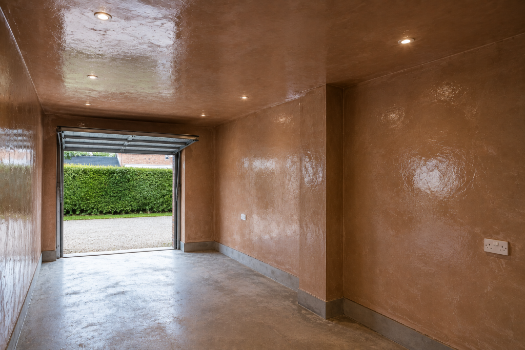 Garage — mist coat & paint the walls eggshell