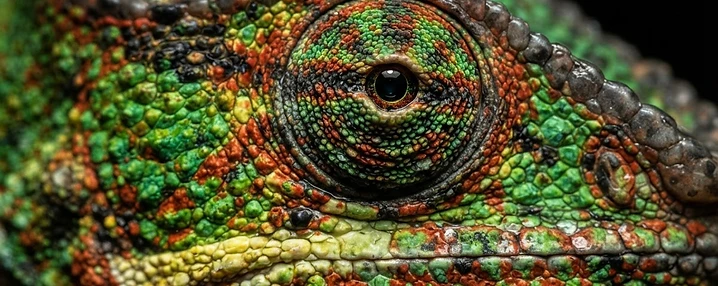 Panther chameleon macro