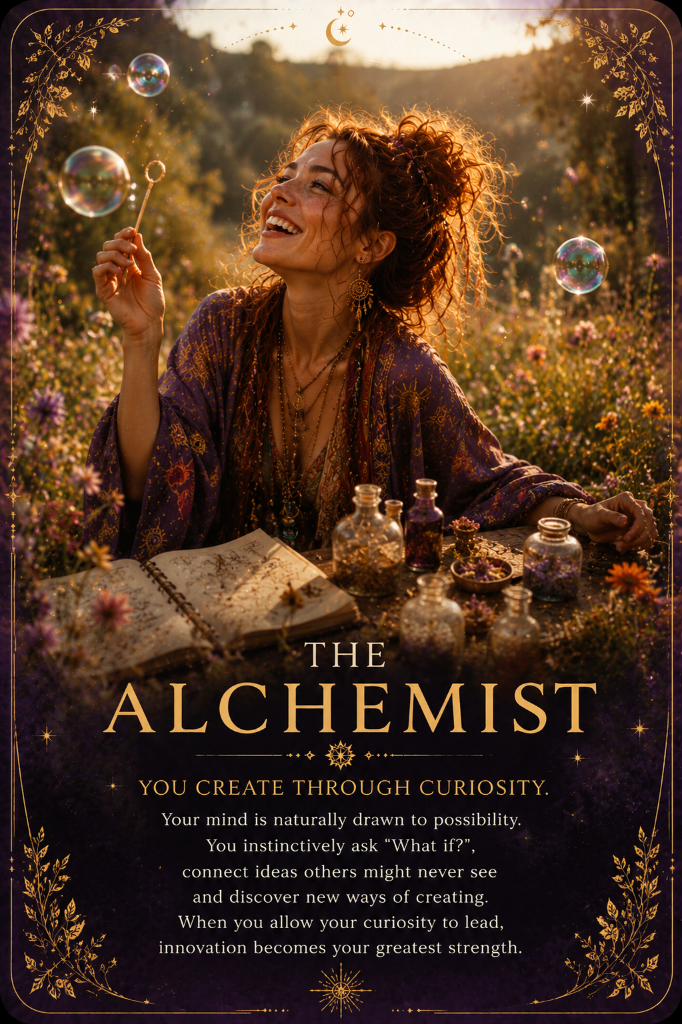 The Alchemist oracle card